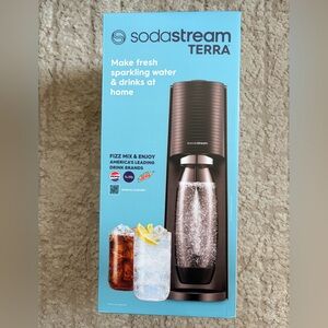 NEW! SodaStream Terra Black Sparkling Water Maker